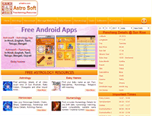 Tablet Screenshot of a1astro.com